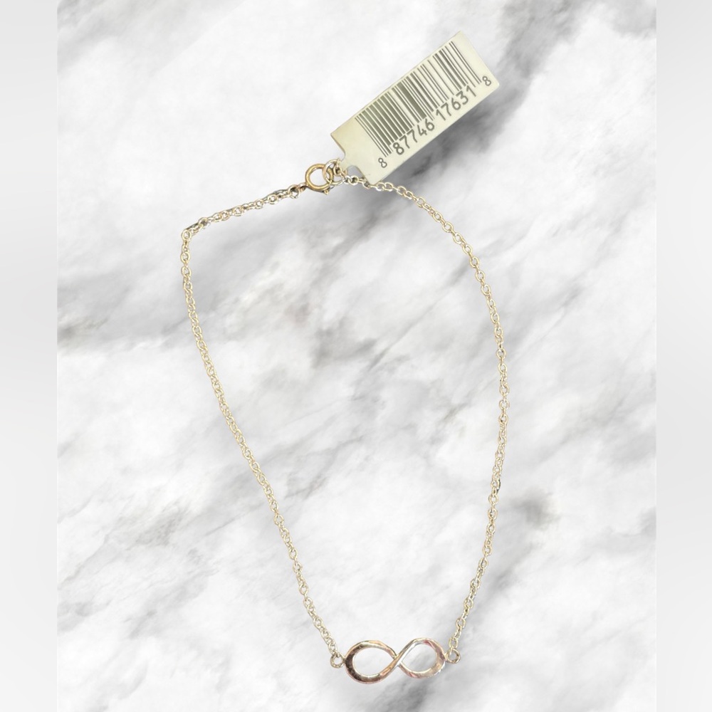Sterling Silver Infinity Anklet